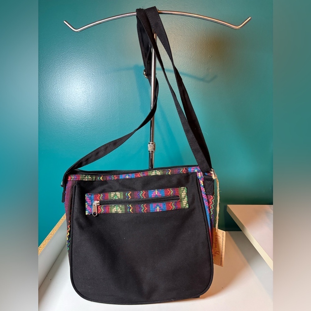Multicolor Patterned Crossbody Bag - Picture 4 of 4